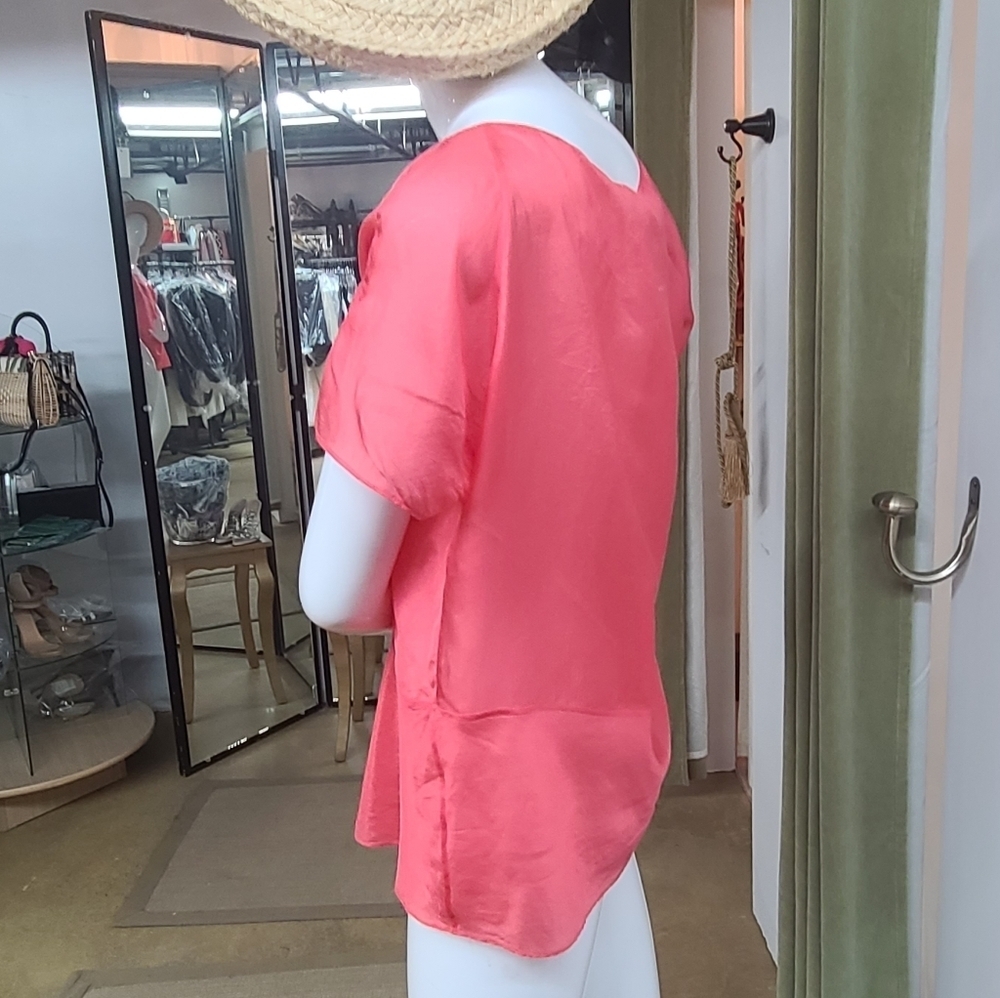 Chloe Silk Oversized Shirt - Picture 4 of 9